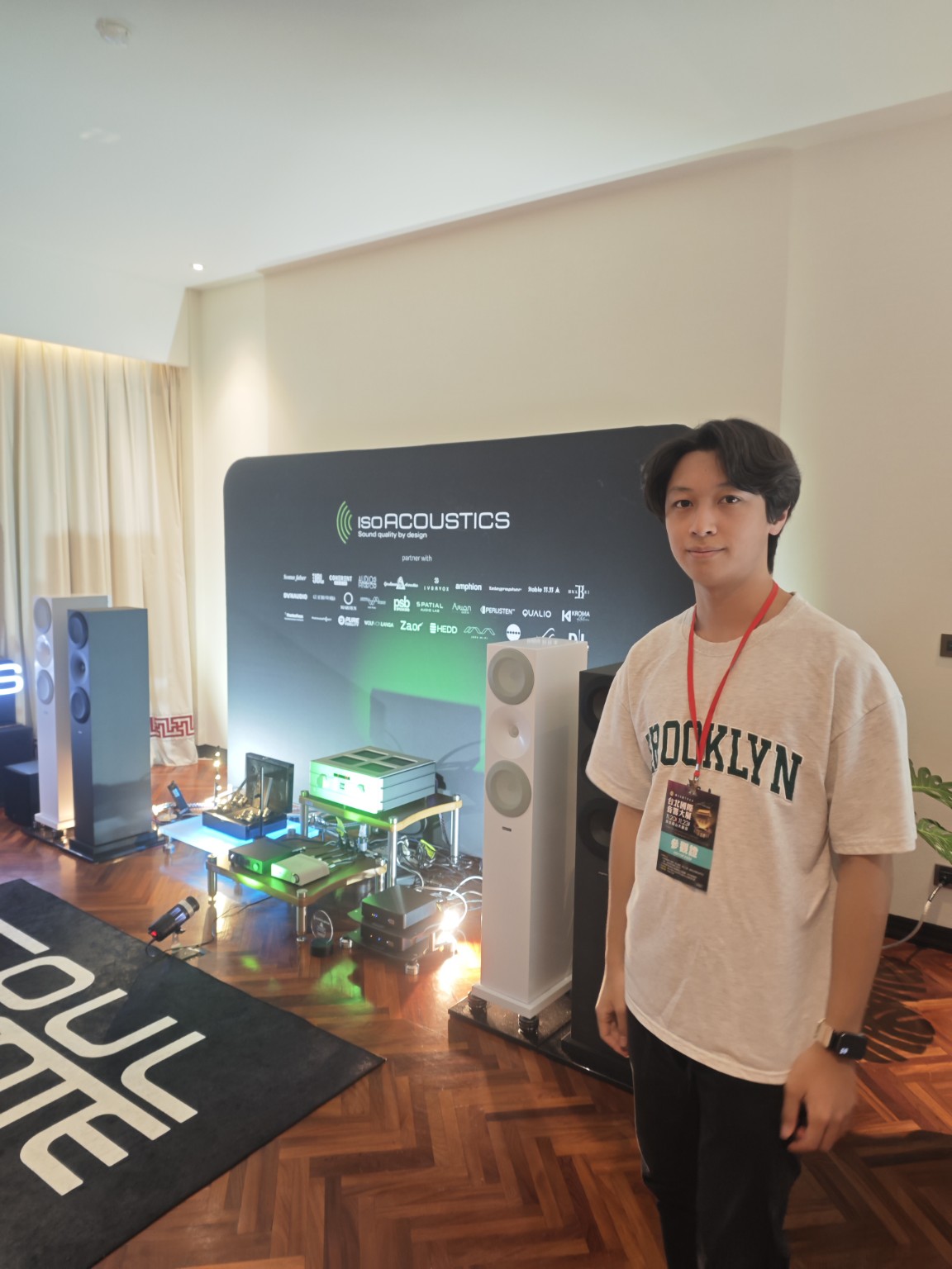 台北國際音響大展 IsoAcoustics 攤位參觀照片