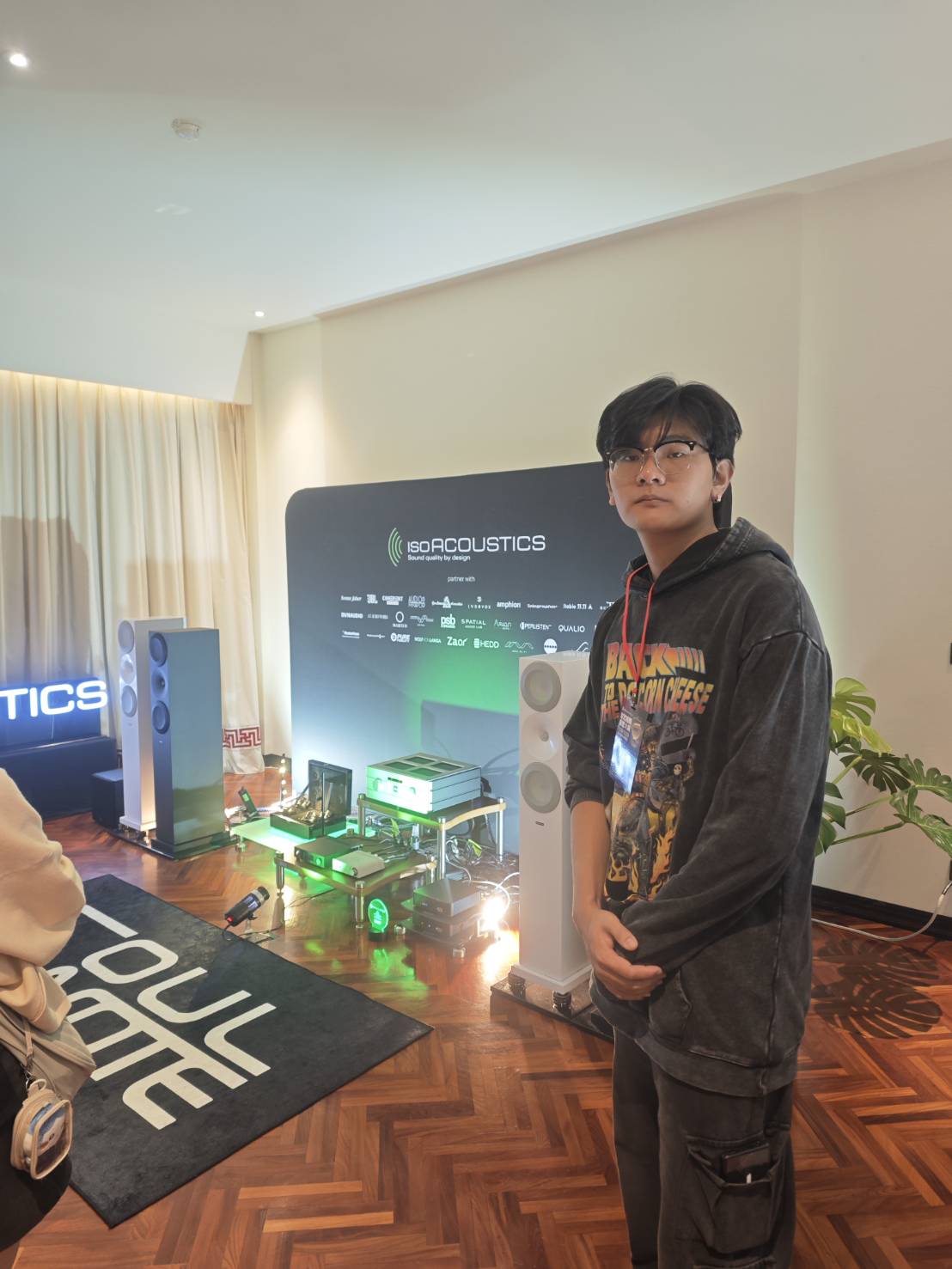 台北國際音響大展 IsoAcoustics 攤位參觀照片